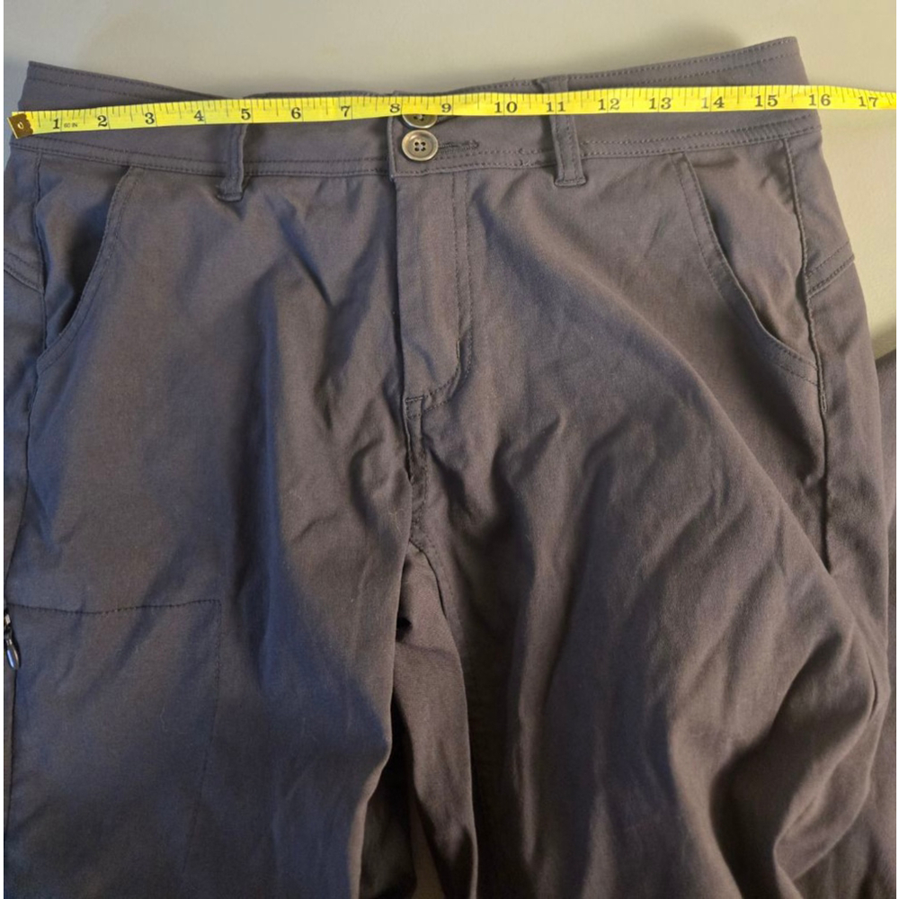 Women's Prana Gray Straight Leg Pants Size 8 - Picture 11 of 13